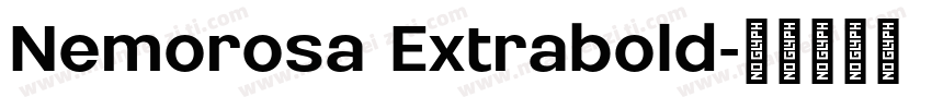 Nemorosa Extrabold字体转换